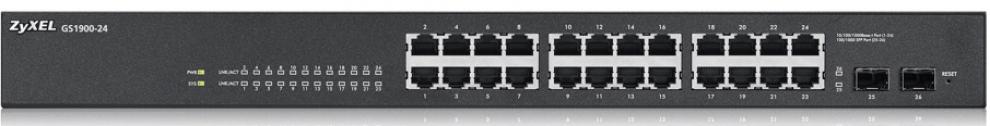 Суич ZyXEL GS1900-24 v2, 24-портов | GS1900-24-EU0102F 1