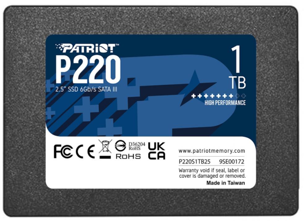 1TB Patriot P220 SSD | P220S1TB25