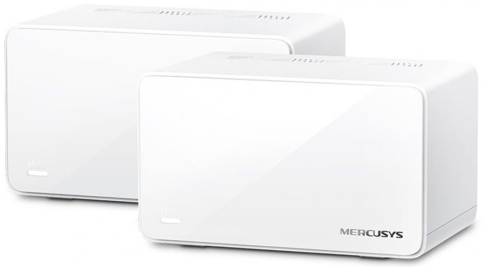 Безжична Mesh система Mercusys Halo H90X (2-pack), AX6000, Gigabit, Бяла 1