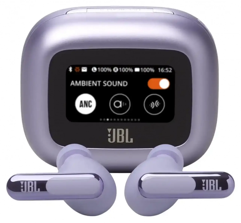 Безжични Bluetooth слушалки JBL Live Beam 3, TWS, ANC, Лилави | JBLLIVEBEAM3PUR 1