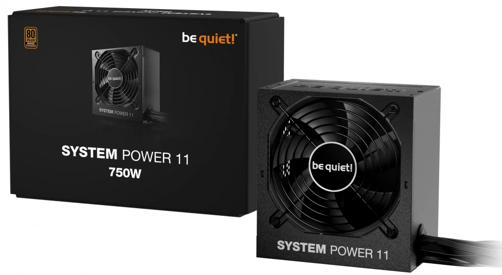 be quiet! SYSTEM POWER 11 750W, 80 Plus Bronze, Black | BP012EU 1
