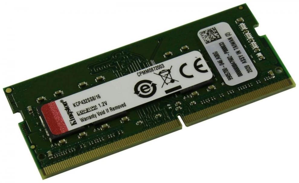 Kingston 16GB DDR4 3200 MHz CL22 SODIMM | KCP432SS8/16 1