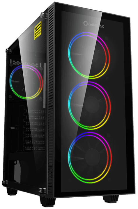 Gamemax Draco XD ARGB, Black | GM-12360300004 1