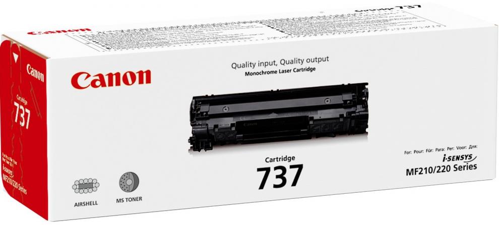 Оригинална тонер касета Canon CRG-737 Black | 9435B002AA