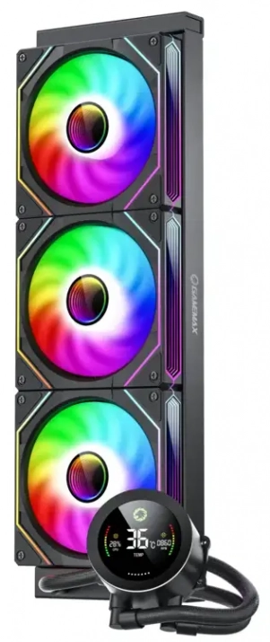Водно охлаждане Gamemax IceBurg 360 Digital, Black   1
