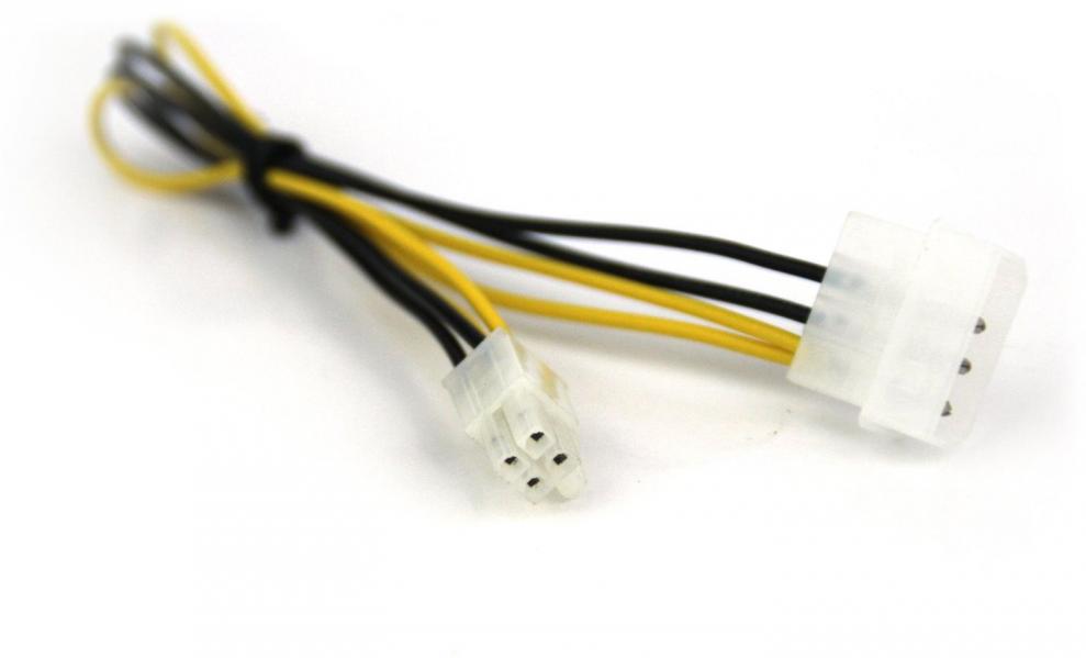 VCom Адаптер Molex Male to 4Pin P4 ATX - CE309-0.3m