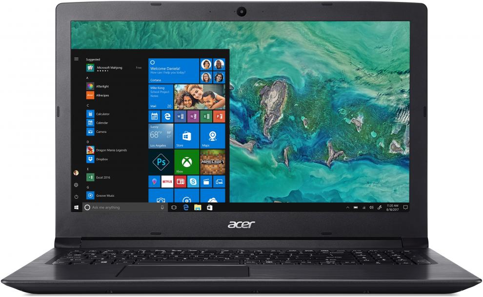 Acer Aspire 3 A315-53-P0ZZ | NX.H38EX.048 | 15.6" FHD, Pentium 4417U, 4GB RAM, 1TB, Черен 1