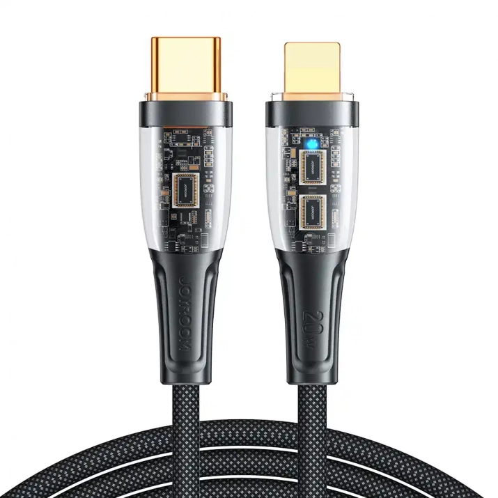 Кабел Joyroom USB-C/Lightning, 20W, 1.2 м, Черен | S-CL020A3