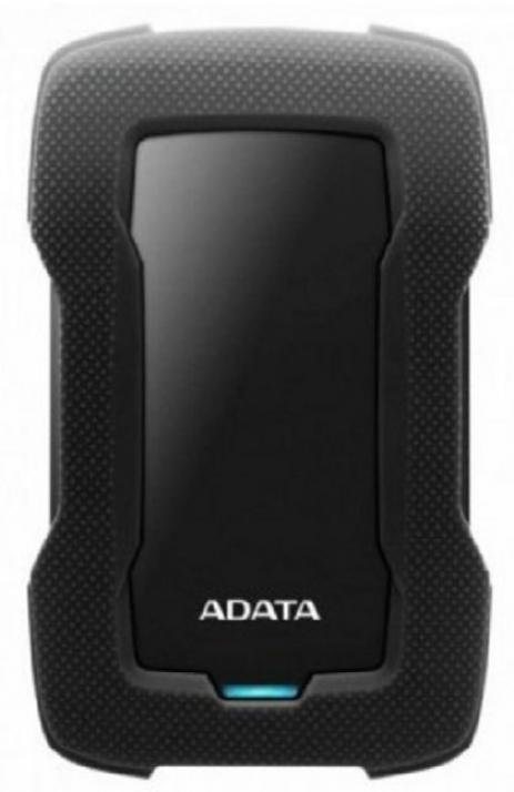 Adata HD330 1TB Durable Lite 2.5" External HDD, USB 3.2 Gen1, Black | AHD330-1TU31-CBK  1