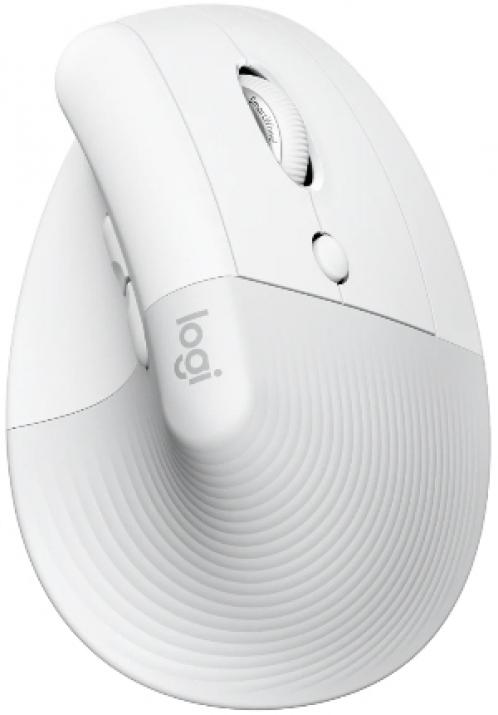 Безжична вертикална мишка Logitech Lift for Business, Бяла| 910-006496 1
