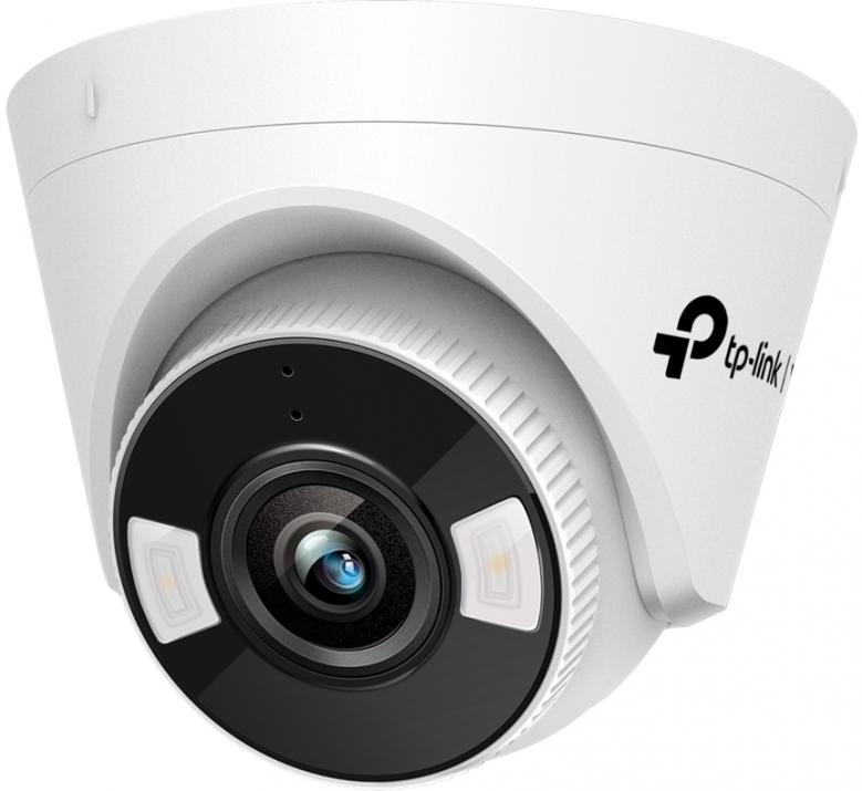 Безжична мрежова камера за вътрешно и външно видеонаблюдение TP-Link VIGI C440-W, 4MP QHD пълноцветна, 4mm, Бяла 1