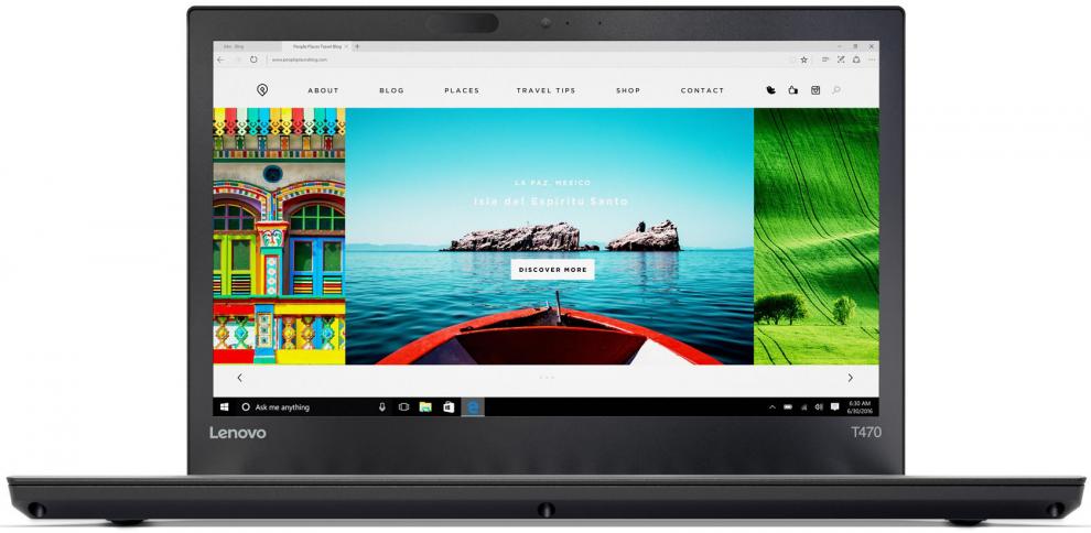 Lenovo ThinkPad T470, 14.0" HD, i5-6200U, 8GB, 240GB SSD, Камера 1
