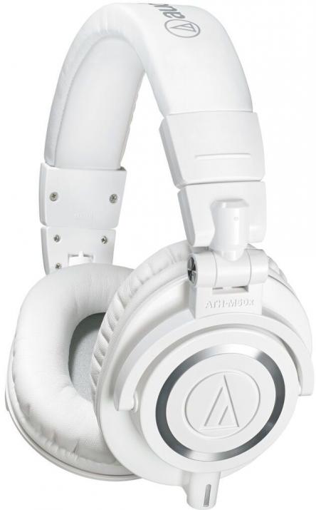 Слушалки Audio-Technica ATH-M50x, Бели | ATH-M50XWH 1