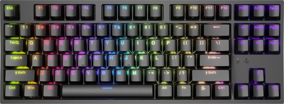 Геймърска клавиатура Genesis Thor 404 TKL RGB, Yellow Switch, Black | NKG-2069 1