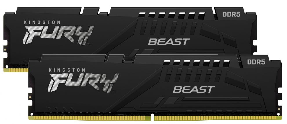 Kingston FURY Beast Black 64GB (2 x 32GB) DDR5 6000MT/s CL30 | KF560C30BBEK2-64 1