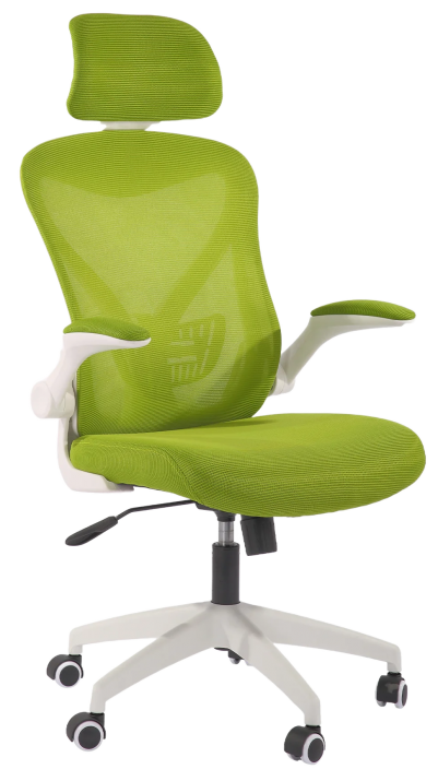 Ергономичен офис стол RFG Jolly White HB - Зелен 1