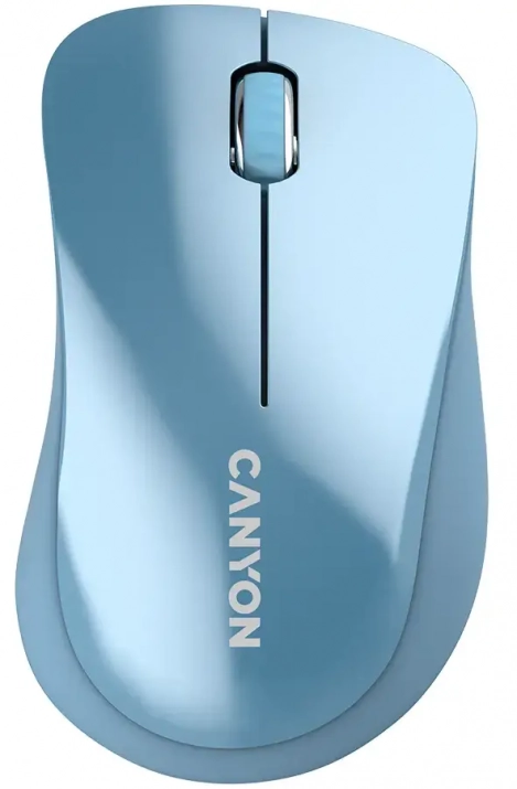 Безжична мишка Canyon MW-11, Pixart 3065, Светлосиня | CNE-CMSW11BL 1