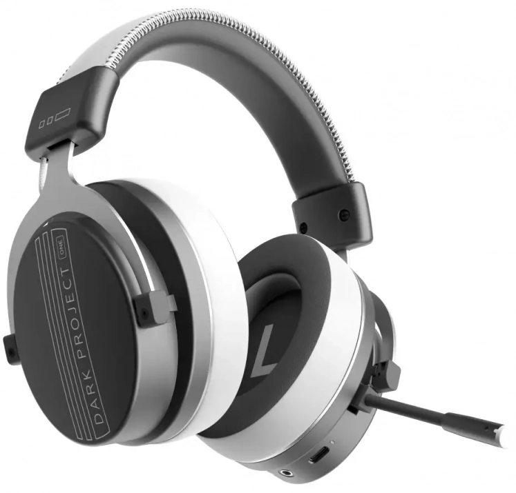 Безжични Bluetooth геймърски слушалки Dark Project Vexo, Сиви 1