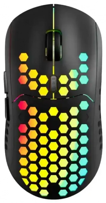 Безжична геймърска мишка Canyon Haster GMW-18, KA8 sensor, Huano switch, RGB, Черна | CND-SGMW18 1