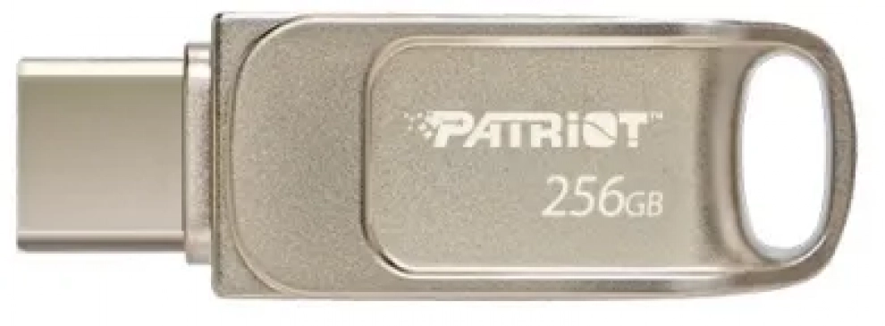 USB Флаш памет Patriot TAB560 256GB, USB 3.2 Gen 1 Type-A+C, Сребриста | PS256GT560DS5D 1