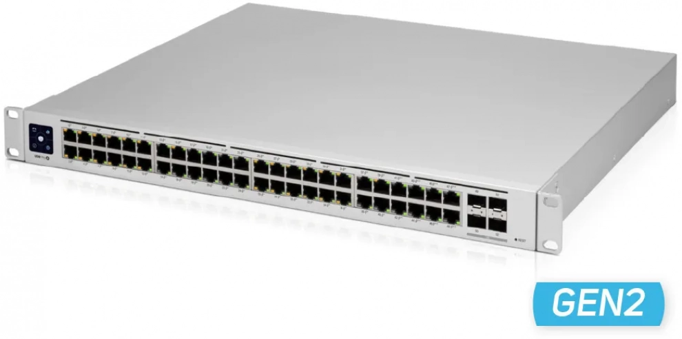 Суич Ubiquiti UniFi, 48-портов | USW-PRO-48-POE-EU 1
