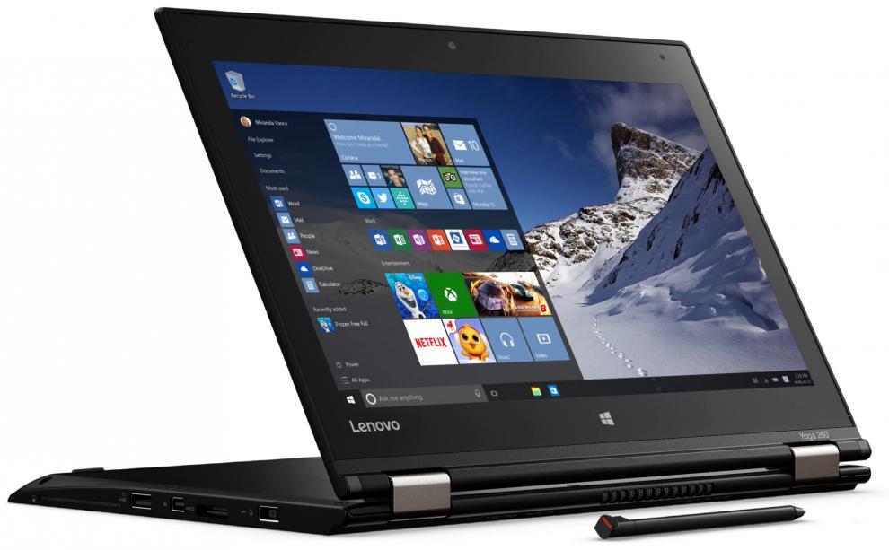 Lenovo Thinkpad Yoga 260 2-in-1 Laptop (12.5 MultiTouch Screen, Intel® Core™ i7-6500U Processor, 8GB DDR4 RAM, 256GB SSD, Windows 10 -Black