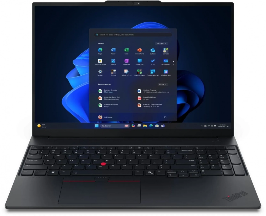 UPGRADED Lenovo ThinkPad E16 G3, 16" WUXGA IPS, AMD Ryzen 5 220, 16GB, 512GB SSD, Black | 21ST0053BM, Win11Home 1