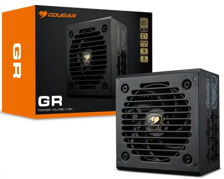 Cougar GR 750W, 80 Plus Gold, ATX 3.1, PCIE 5.1, Black 1