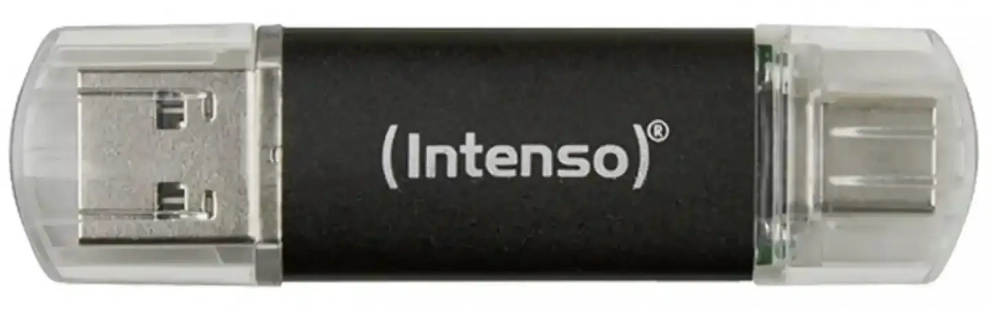 USB флаш памет Intenso Twist Line 128GB, USB-A/C 3.2 Gen 1, Черна | 3539491 1