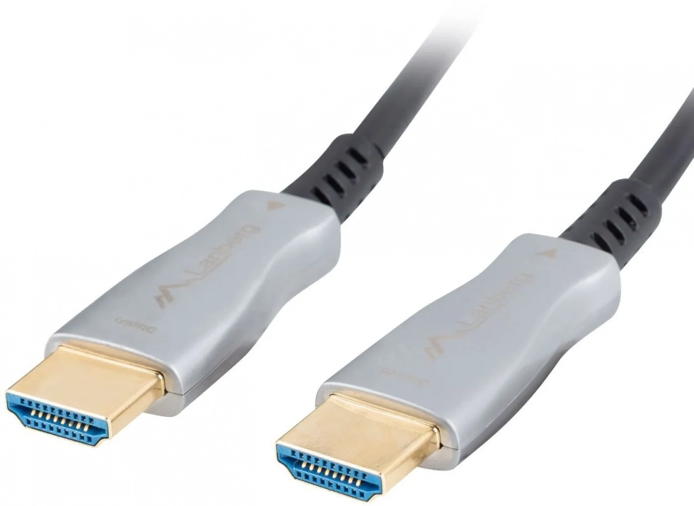 Кабел Lanberg HDMI към HDMI, 30 метра, Черен/Сребрист | CA-HDMI-20FB-0300-BK 1