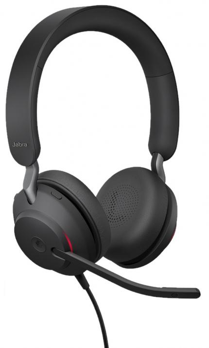 Слушалки Jabra Evolve2 40 SE, Stereo, UC, USB-C/A, Черни | 24189-989-799

 1