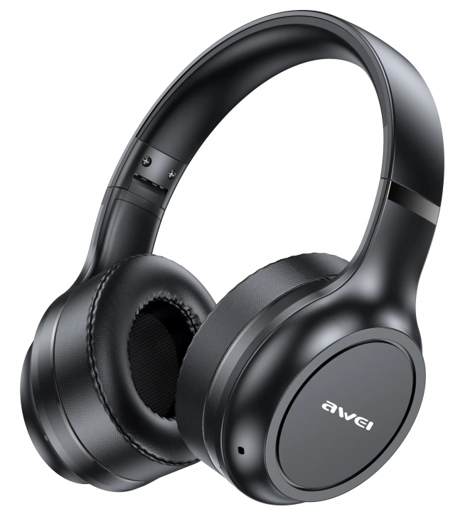 Безжични Bluetooth слушалки Awei AT5 ANC, ENC, Черни  1