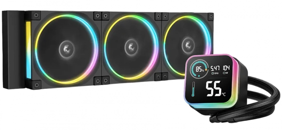 Водно охлаждане DeepCool LQ360 ULTRA ARGB, Black | R-LQ360-BKASMC-G-1 1