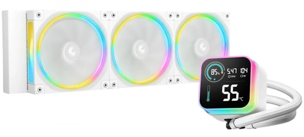 Водно охлаждане DeepCool LQ360 ULTRA ARGB, White | R-LQ360-WHASMC-G-1 1