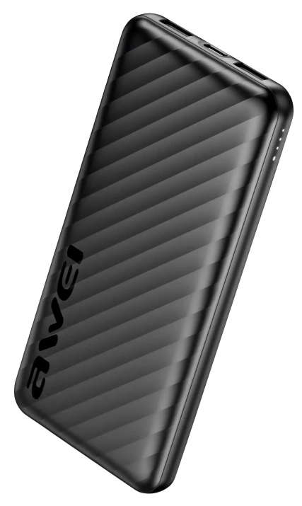 Външна батерия Awei P5K PRO, 10000 mAh, Fast Charge, Черна
 1