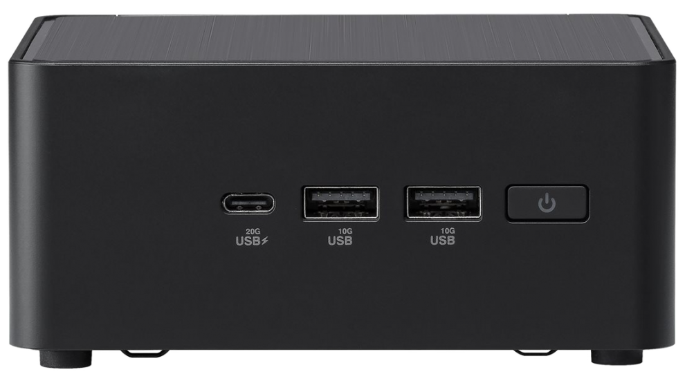 UPGRADED ASUS NUC 14 Pro Tall Kit RNUC14RVHI300003I, Intel Core 3 100U, 64 GB RAM, 120 GB SSD, UK Cord, Black | 90AR0072-M00050, Win11 1