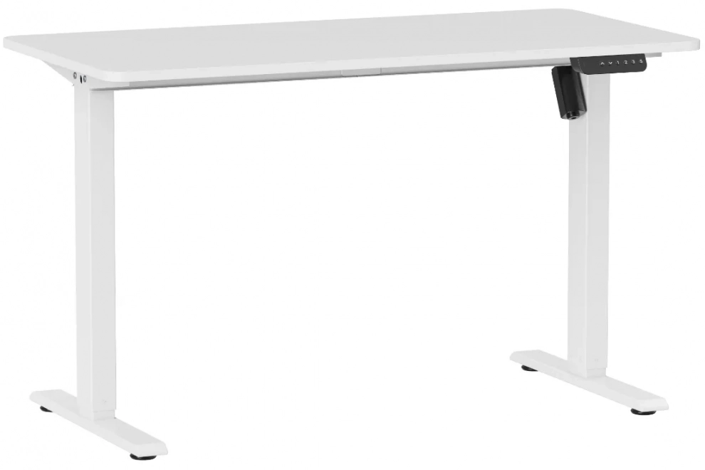 Електрическо регулируемо бюро Lumi S14-22RE, 120 x 60 см - Бяло 1