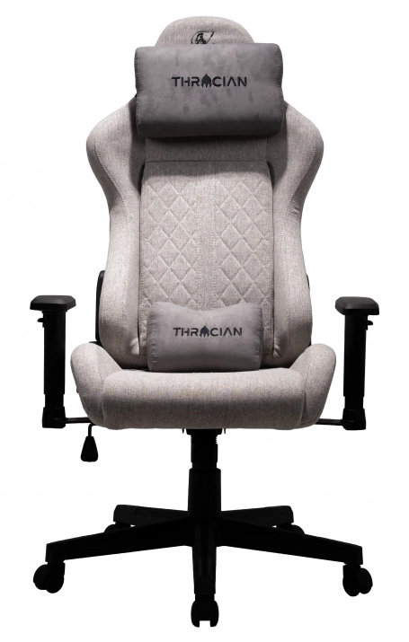 Геймърски стол Valor textile, Сив 1