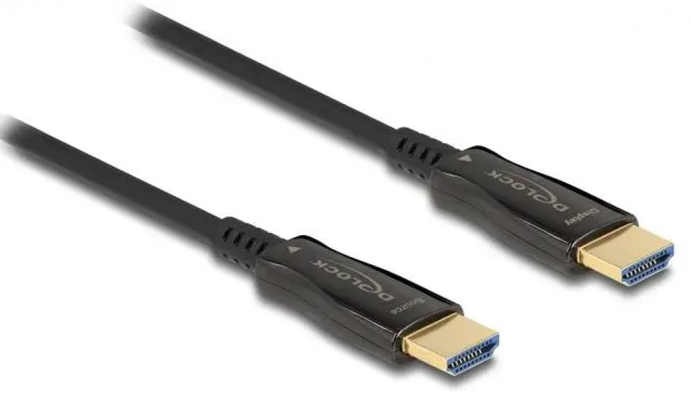Кабел Delock 84039, HDMI М/М, 8K, 25м, Черен