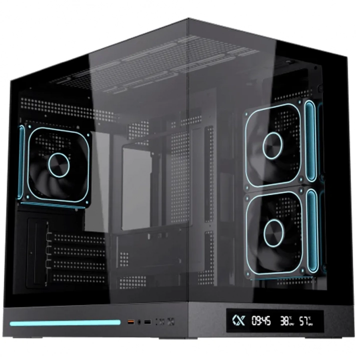 Xigmatek Cloud M DGT, Mini Tower, 3 Fans, Black | EN49637   1