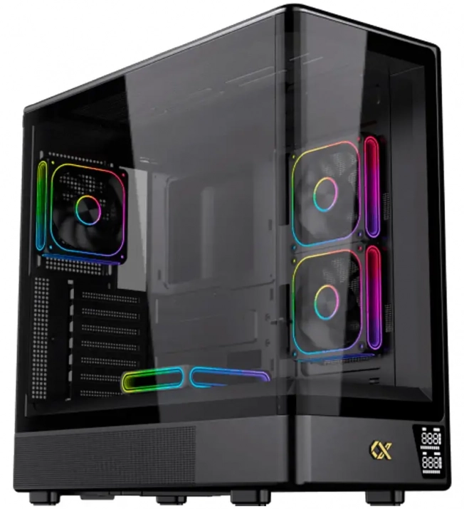Xigmatek Moon DGT, Middle Tower, 4 Fans, Black | EN49651  1