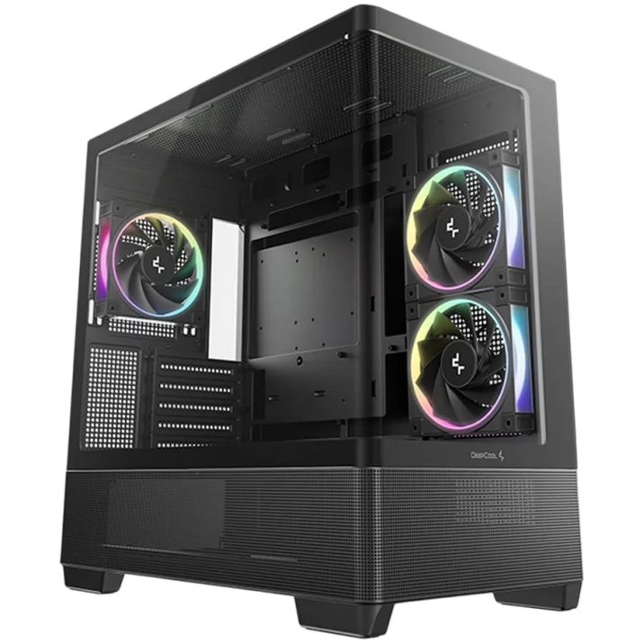 DeepCool CG380U, Middle Tower, 3 Fans, Black | R-CG380U-BKAGM3-G   1