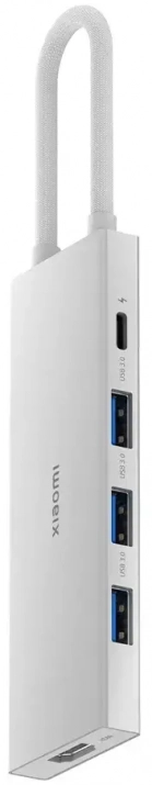 USB хъб Xiaomi 5-in-1 Type-C Hub, USB 3.0, PD 100W, Сив | BHR8804GL 1