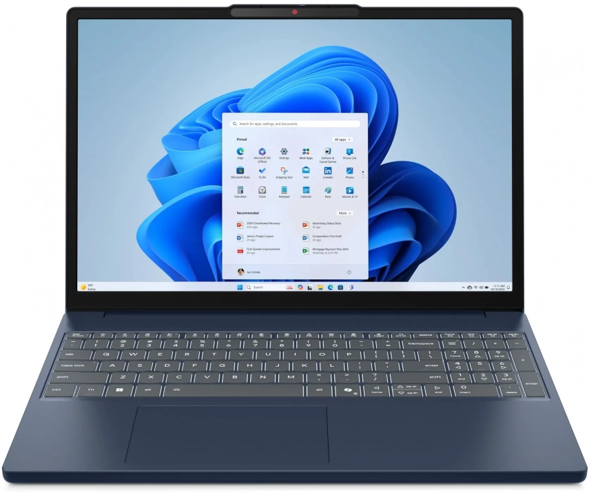 UPGRADED Lenovo IdeaPad Slim 3 15ARP10, 15.3" WUXGA IPS, AMD Ryzen 7 170, 24 GB, 2 TB SSD, Cosmic Blue, Win11Pro 1