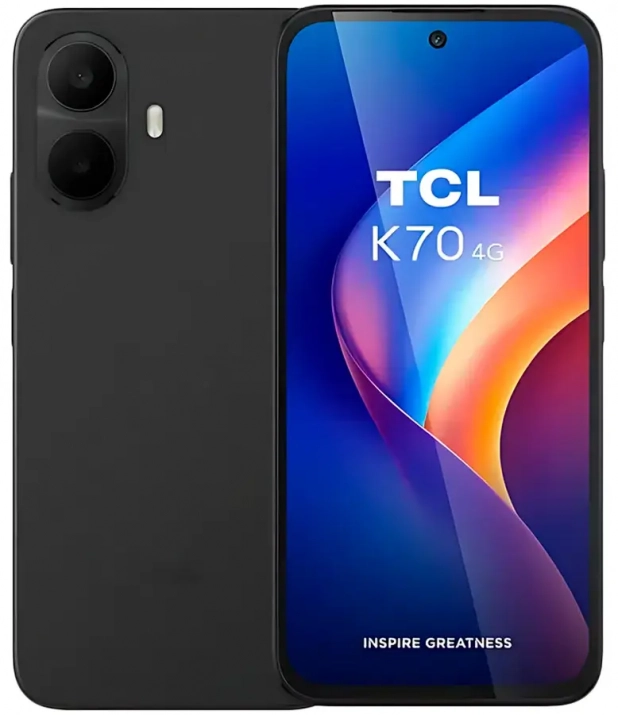 TCL K70 4G, 6.8", 4GB, 128GB, Midnight Black 1