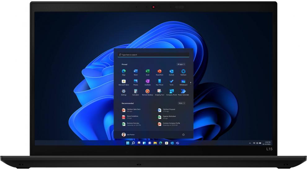 Lenovo ThinkPad L15 G3, 15.6", IPS, FHD (1920 х 1080), AMD Ryzen 3 PRO 5475U, 16GB, 256GB SSD, Камера 1