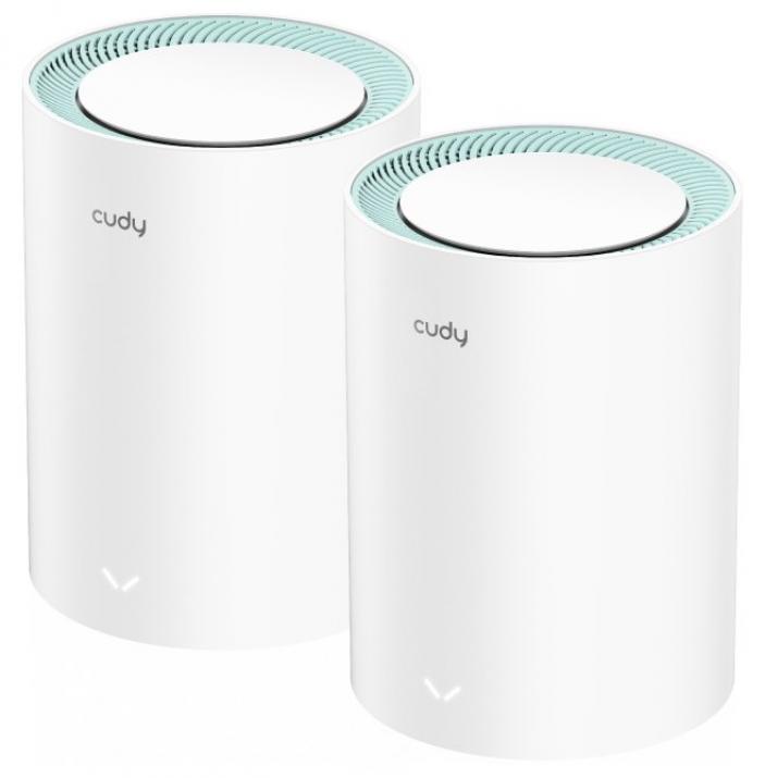 Безжична Mesh система Cudy M1300, AC1200, 2 pack, Бяла 1