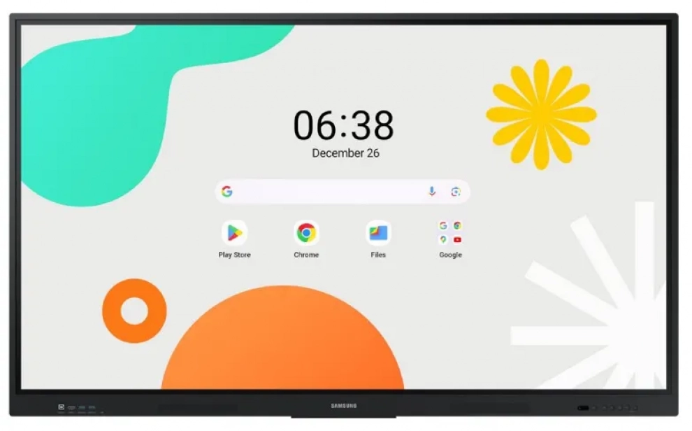 Интерактивен мултитъч дисплей Samsung WAF 75", IPS, 4K UHD (3840 x 2160), 60Hz, 8ms, 64GB, Android 14, Черен | LH75WAFWLGCXEN 1