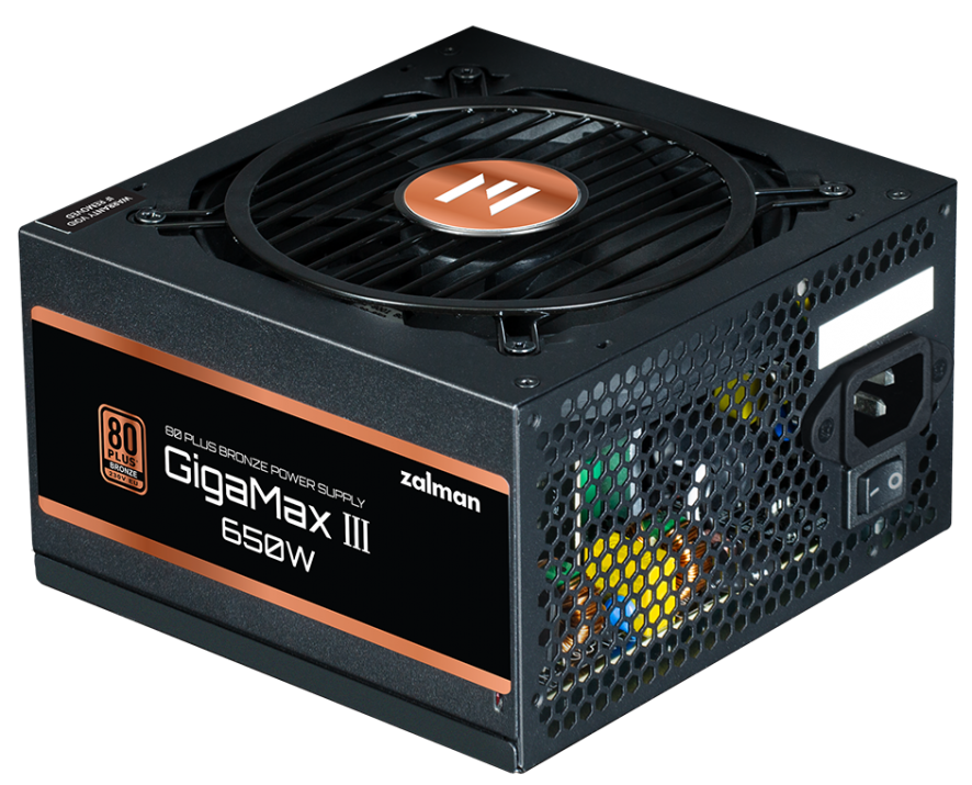Захранване Zalman GigaMax III 650W, 80 Plus Bronze, ATX 3.1 | ZM760-GV3    1