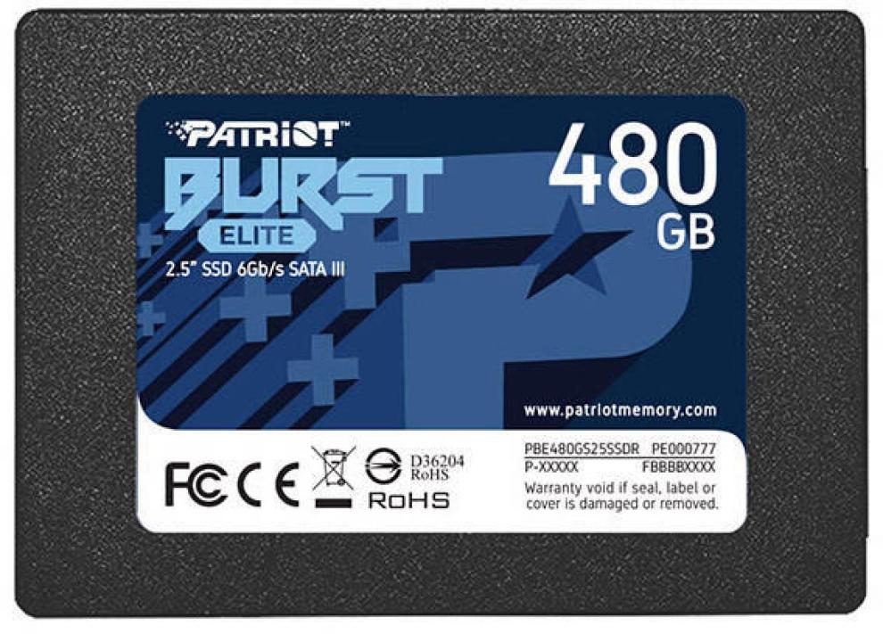480GB Patriot Burst Elite SSD | PBE480GS25SSDR